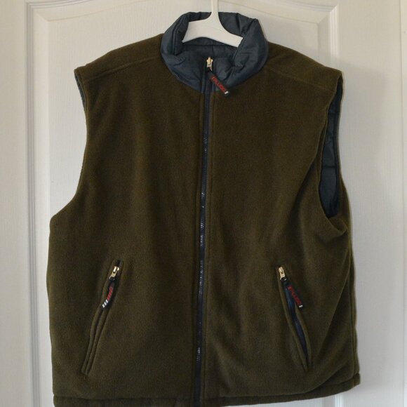Vintage Plugg Tech Reversible Puffer Quilted Vest size XL - Picture 3 of 5